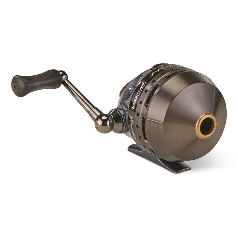 Pflueger President Spincast Reel, Size 6 Fishing Reel, Right/Left Handle Position, Aluminum Spool, Dial Drag System, Blue - Image 4